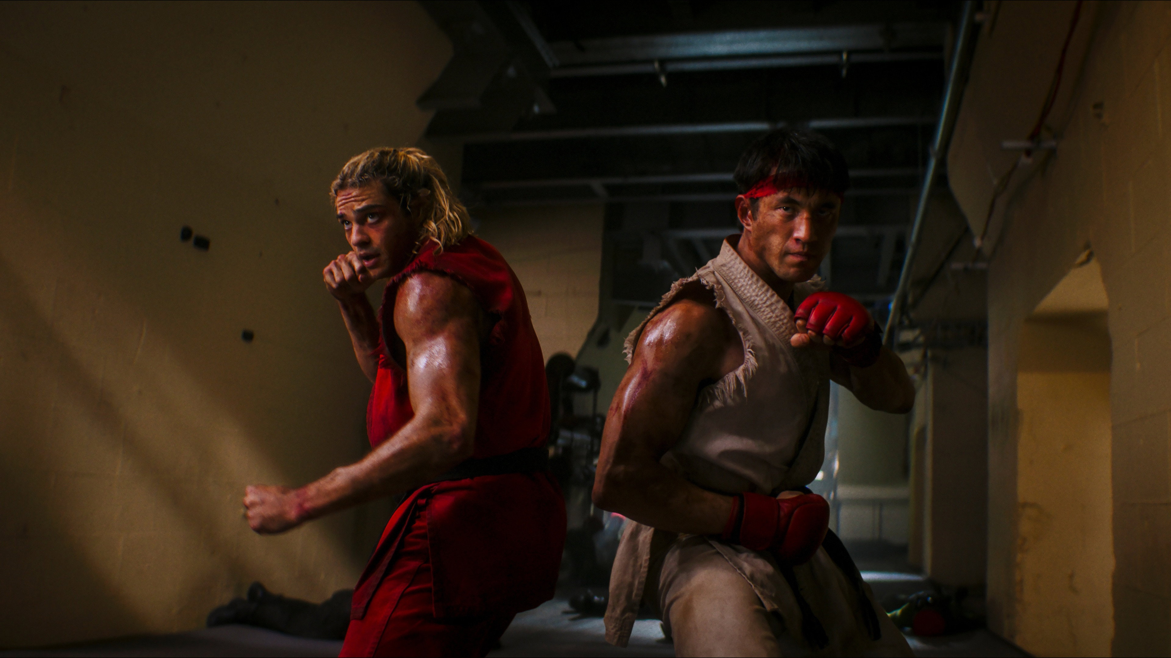 Backdrop of Street Fighter