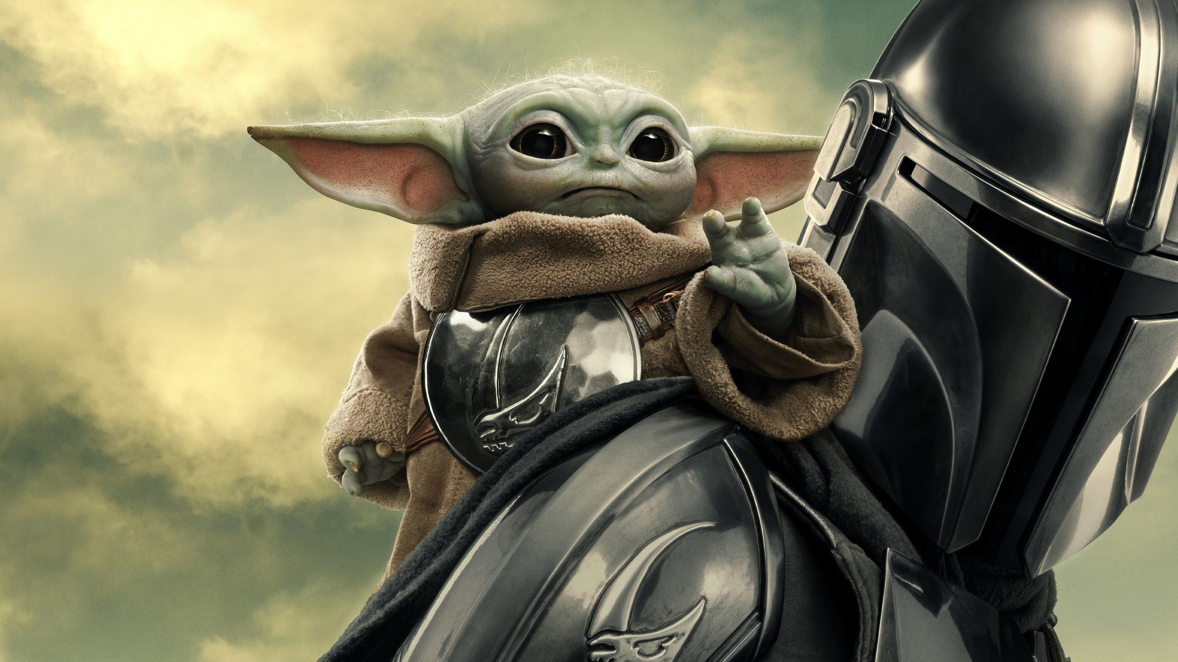 Backdrop of The Mandalorian and Grogu