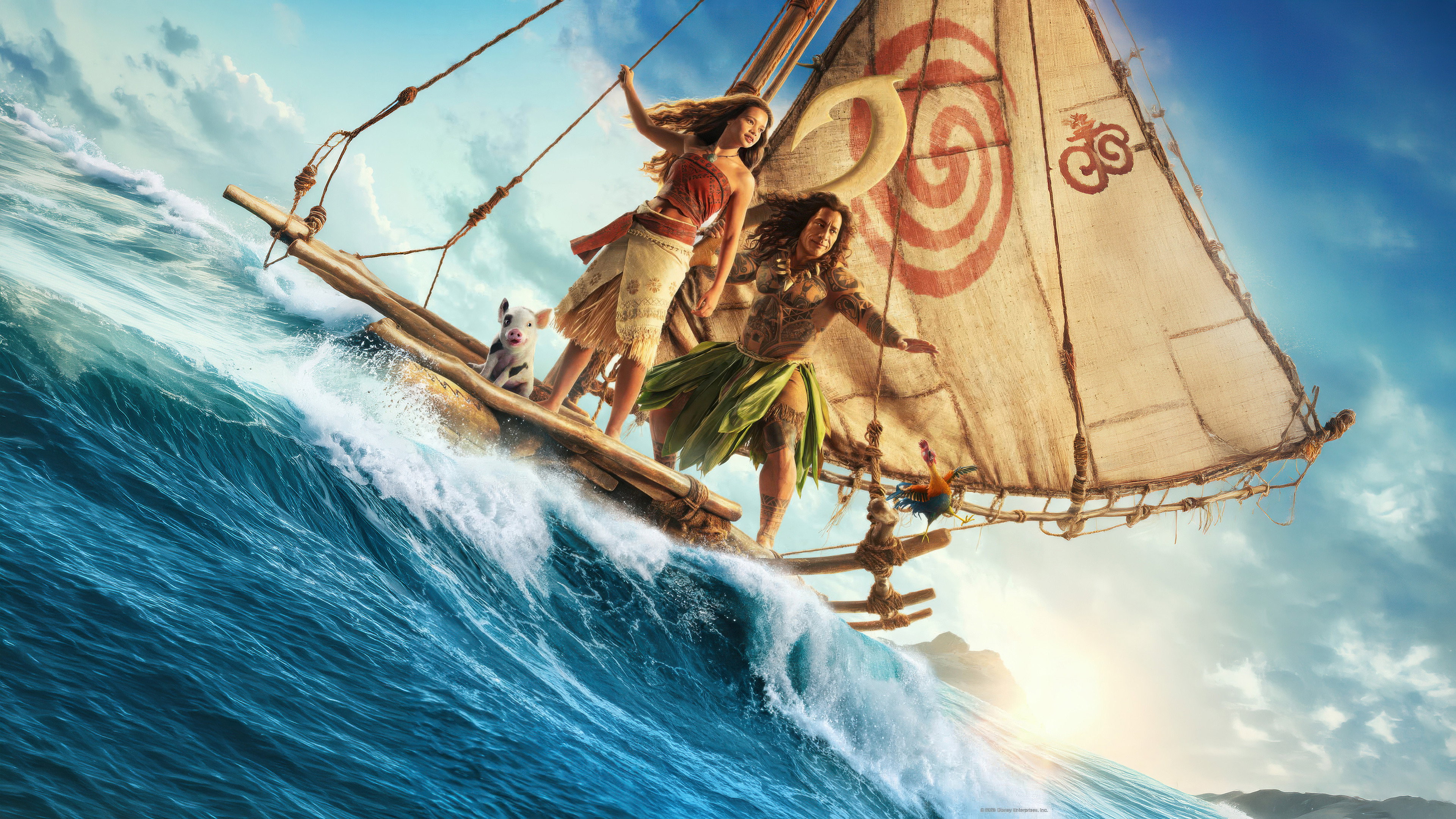 Backdrop of Vaiana