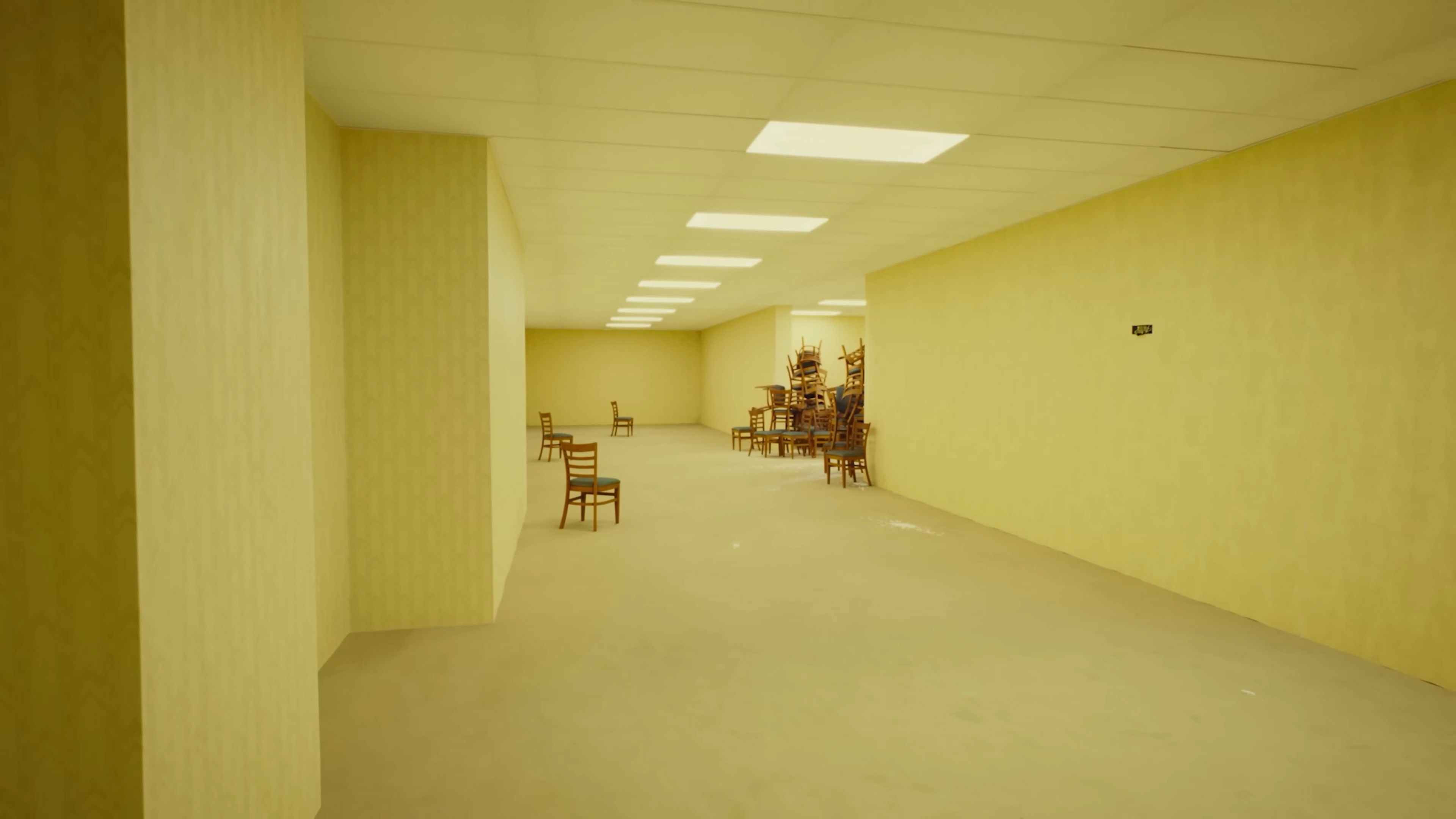 Backdrop of Backrooms