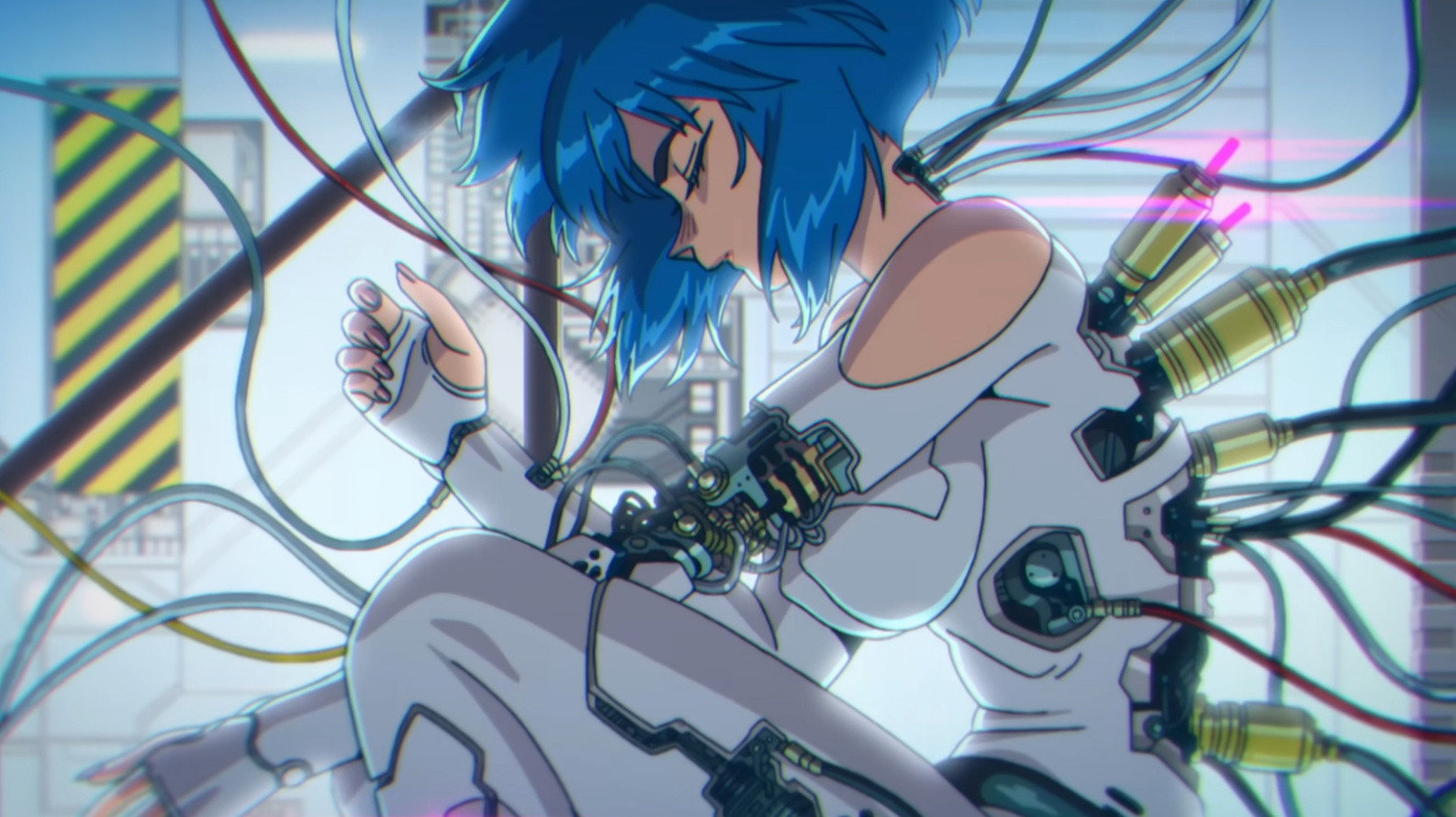 Backdrop of The Ghost in the Shell