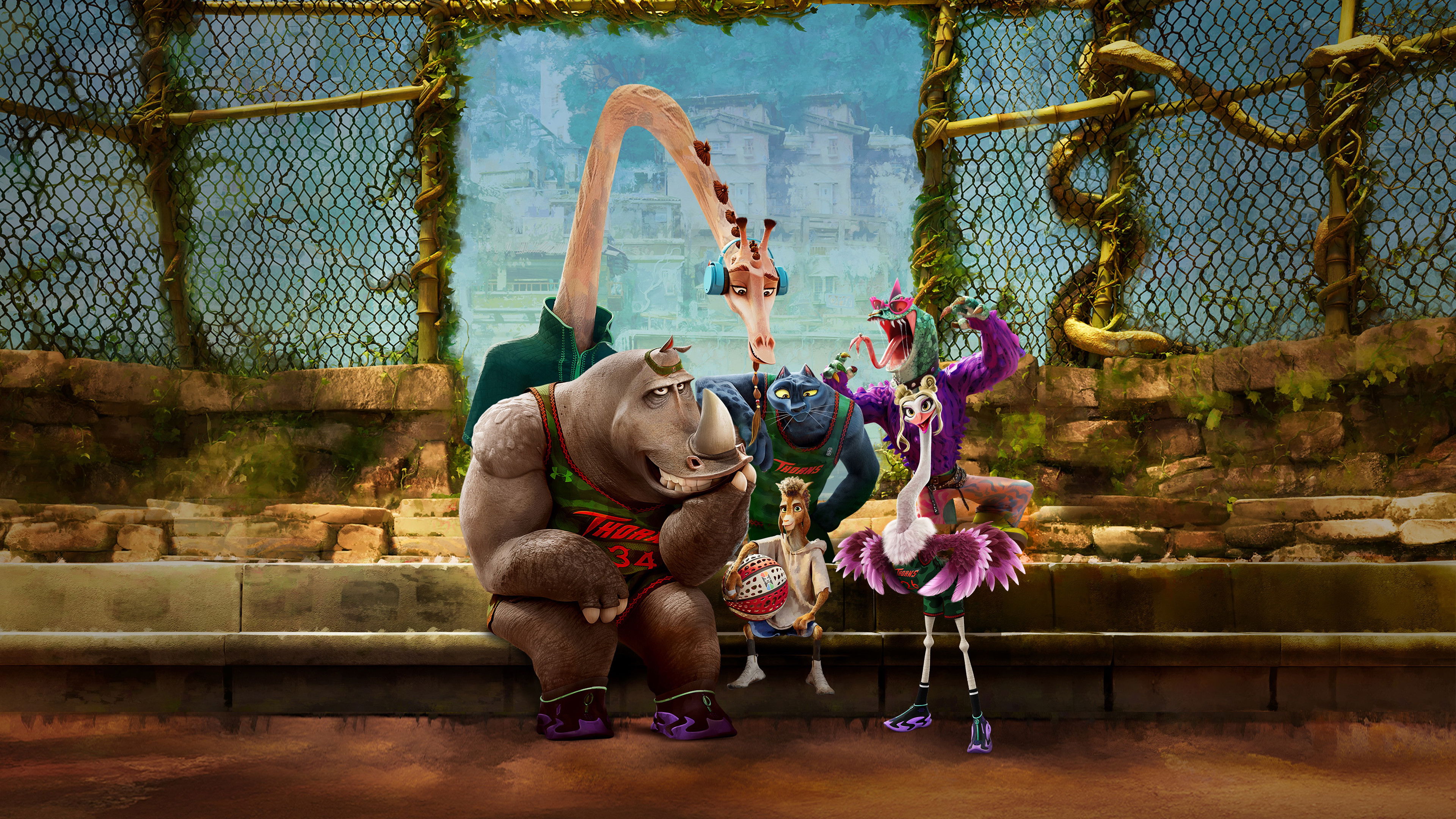 Backdrop of GOAT: Como cabras