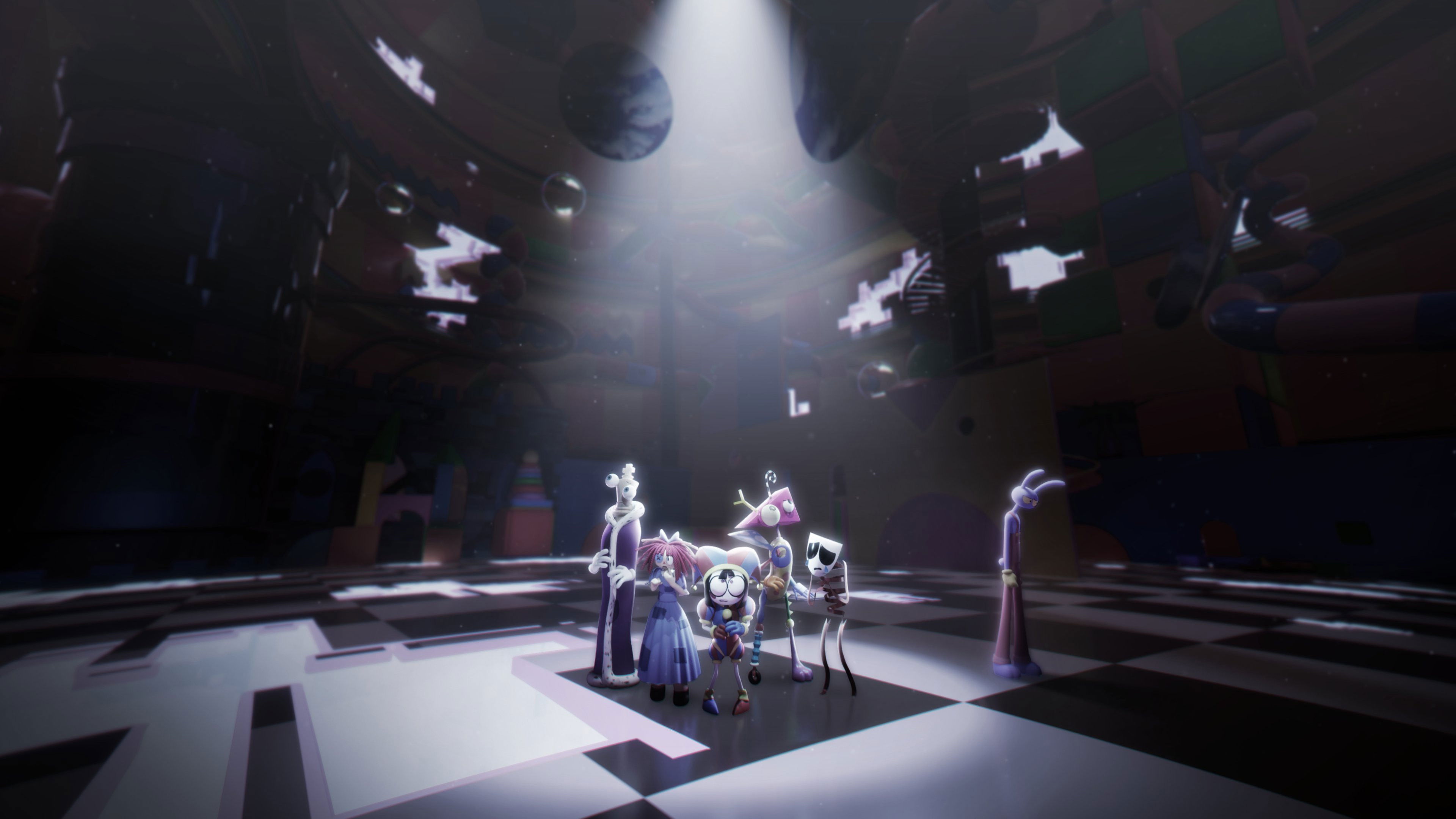 Backdrop of The Amazing Digital Circus: El Último Acto