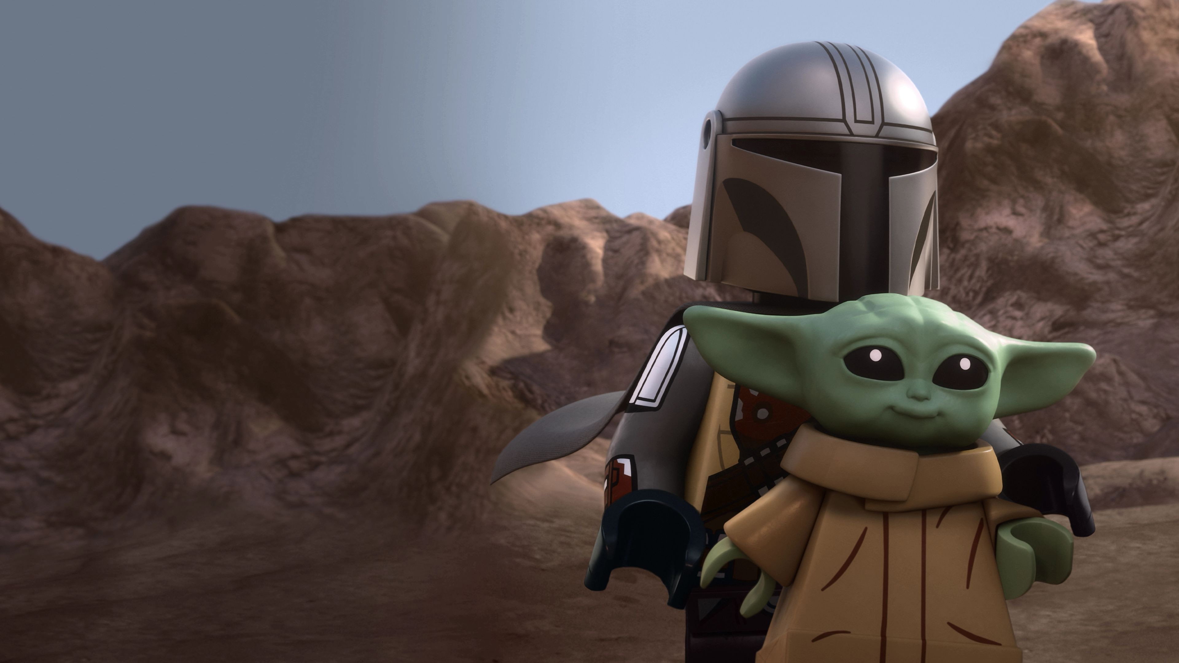 Backdrop of LEGO Star Wars: The Mandalorian
